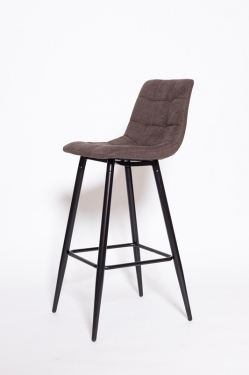 Барный стул UDC 8078 коричневый в ткани 18B