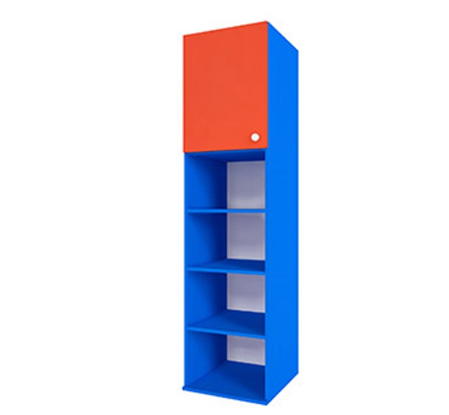 Шкаф открытый с дверью серия Пожарный